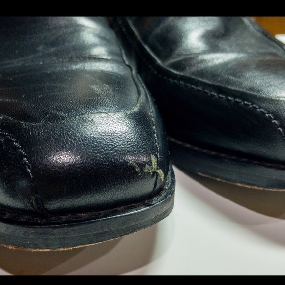 ▪️JOHNSTON & MURPHY▪️Black Leather Slip-On Loafers - Picture 9 of 10